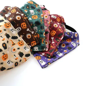 Halloween Pet Bandana Cute Dog Cat Neckerchief Festival Costume Puppy Bib Collar