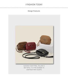 Sac bandoulière élégant pour femme, sac à main en cuir souple avec lanière réglable.