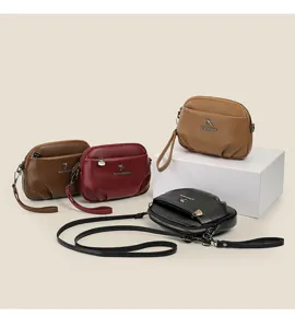 Sac bandoulière souple en cuir pour femme sac porté épaule décontracté sac élégant