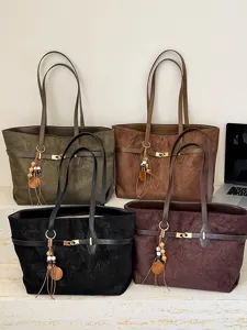 Cross-border autumn new large capacity shoulder bag fashion casual niche design women tote bag