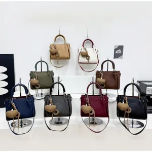 Donna moda borsa a mano casual spalla tracolla multicolore visualizzazione dettagli