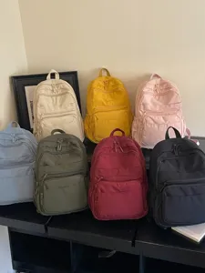 Multifunctional large capacity casual school backpack multi-pocket travel daypack for women