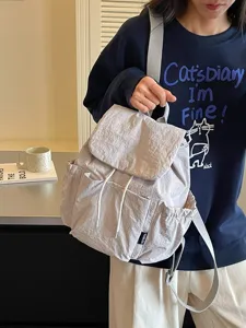 Sac a dos de voyage decontracte en tissu pour femme automne nouveau grande capacite sac ecole