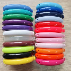 Piccola custodia auricolare PVC colorata portamonete portatile capsula custodia set.