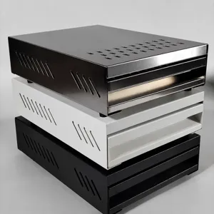Commercial Stainless Steel Coffee Knock Box Drawer Espresso Grounds Container With Knock Bar Barista Accessories