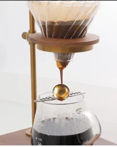 Coffee Aroma Ball Pour Over Ice Ball Stainless Steel Ball Holder Coffee Cooling Tool