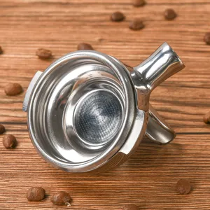 Edelstahl Kaffeemaschine Siebträger Griff professionelles Espresso Zubehör Werkzeug