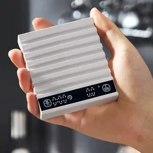 Mini Bilancia Elettronica Intelligente per Caffè Bilancia da Cucina Digitale con Display LED USB Ricaricabile