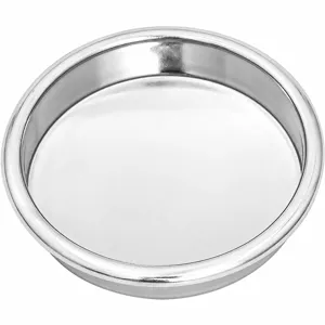 Stainless steel coffee portafilter basket filter replacement for espresso machine accessories.