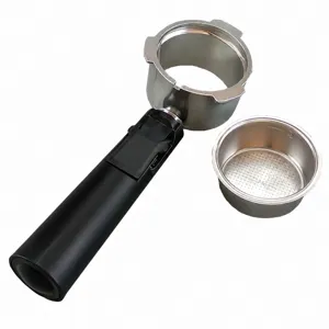 Espressomaschine Siebträger 51mm 54mm 58mm mit Einsatz und schwarzem Griff Ersatz