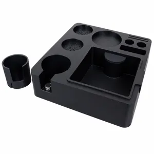Multifunctionele koffie tamper station ABS basis espresso tamper houder stand