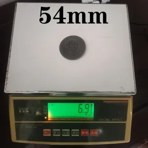 Silikon Rückspülungs Reinigungsblindscheibe für Espressomaschine, 54mm Detailansicht.