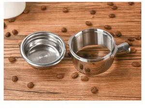 Edelstahl Espressomaschine Siebträger 58mm Filterkorb Kaffeemaschine Ersatzteil Zubehör