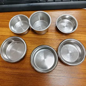 Panier filtrant pour machine à espresso en acier inoxydable accessorio porte-filtre