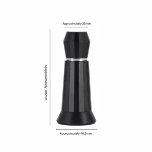 Distributeur d'aiguilles à café avec support, outil WDT expresso noir avec aiguilles en inox.