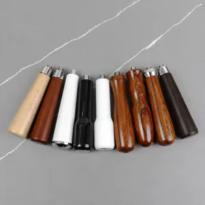 Coffee machine replacement handle wooden and plastic parts, various styles and colors for custom mods.
