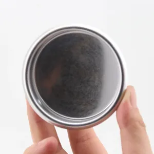Stainless steel espresso machine blind filter basket 58mm backflush disc cleaning detail view