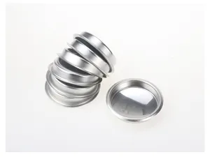 Stainless steel blind filter basket for espresso machine backflush cleaning, 58mm accessory