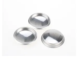 Stainless steel backflush blind filter basket for 58mm espresso coffee machine cleaning.