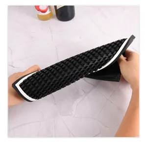 Tapis de Bar en PVC Antiderapant Egouttoir Souple Dessous de Verre pour Cuisine Comptoir