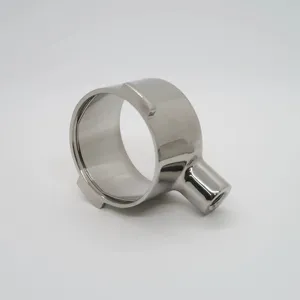 51mm Kaffeemaschine Siebträger Metallteil, Edelstahl Ersatz Zubehör für Doppelohren Ring.