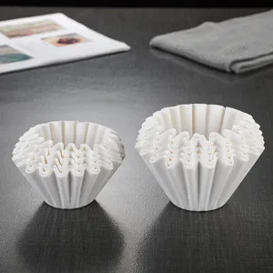 Wave coffee filter paper bowl shaped disposable paper filters for pour over drip coffee maker