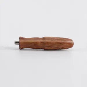Espresso Kaffeemaschine Holzgriff Detailansicht, Ersatzteil Holzausstattung 145mm