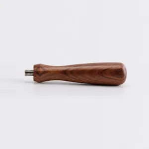 Holzgriff Ersatz für Espressomaschine, rotes Sandelholz, Länge 145mm, Gewicht ca. 122g.