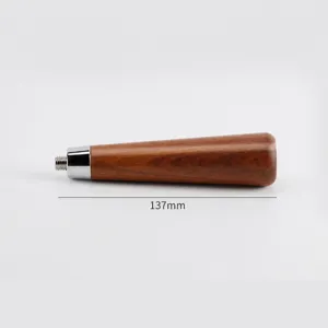 Ersatz Holzgriff für Espressomaschine, 137mm Länge, hochwertige Holzkonstruktion.
