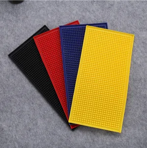 Tappetino da bar rettangolare in PVC antiscivolo tappetino per bancone cucina 4 pz