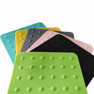 Silikon Hitzeschutzmatte quadratisch rutschfest wasserdicht Tischunterlage fur Kuche