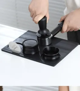 Set di tappo pressino caffe in silicone supporto per barista accessori espresso pro