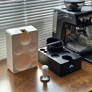 Set de station de tassage espresso distributeur de café support tamper ABS organisateur