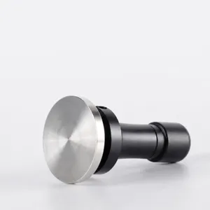 Base pressa caffè in acciaio inossidabile massiccio, accessorio barista espresso.
