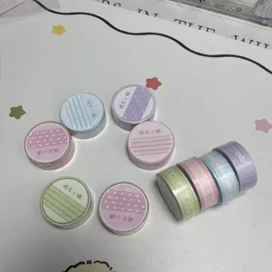 Colorful washi tape set decorative masking sticker for journaling scrapbooking craft DIY art supply