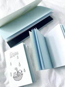 TN travel passport notebook with colorful inner pages and specialty paper multi-color core.