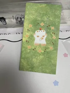 TN notebook insert green floral cute paper divider traveler notebook journaling supply