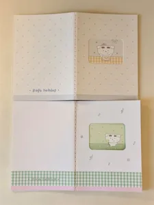 Süßer Hunde Reisepass Umschlag Planer, Soft Holiday Stil Notizbuch mit Fenster Design.
