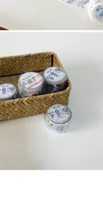 Cute spotted dog washi tape set, original design journal decorative masking tape rolls.