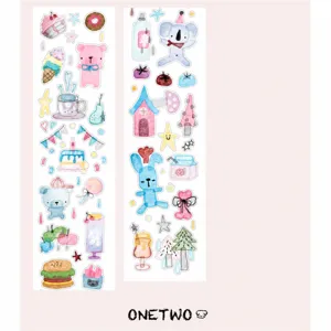 Cute aesthetic washi tape loop detail, sweet girl daily decorative sticker material for journaling