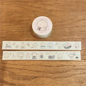 Süße Cartoon Washi Tape Rolle Set für Tagebuch, Scrapbooking und tägliche Planer Deko.