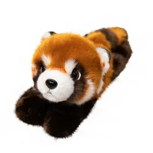 Lindo panda rojo de peluche juguete de hombro muñeca suave esponjoso regalo de niños