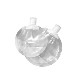 Sachets souples transparents de voyage pour lotion cosmétique, distributeur portable