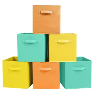 Faltbare Vliesstoff Aufbewahrungsbox Offener Aufbewahrungskorb Mit Griff Für Schrank Schlafzimmer Heimorganisation