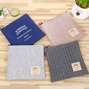 Minimalist Canvas Coin Purse Women Mini Coin Pouch Short Fabric Change Bag Cute Small Zipper Wallet Travel Storage Pouch