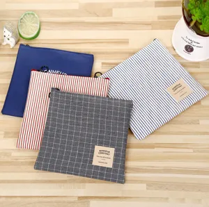 Minimalist canvas coin purse cute mini zipper pouch small wallet for women daily use.