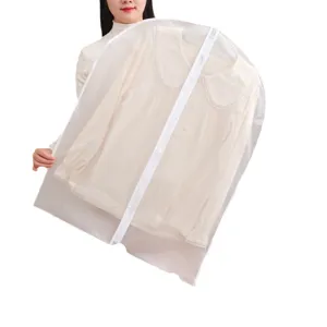 Klar Transparent Mattierte PEVA Kleiderhülle Faltbar Anzug Mantel Aufbewahrungstasche Kleiderschrank Hängende Kleidung Organizer Schutz