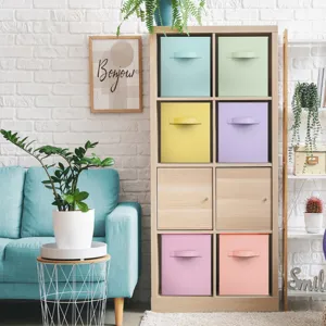 Klappbare Stoff Aufbewahrungsbox offene Spielzeug Organizer Kiste für den Kleiderschrank.