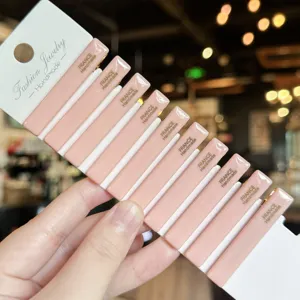 Acrylic pink hair clips detail view, stylish side hair barrettes for women and daily wear.