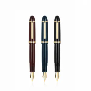 Jinhao X159 professionele vulpen met grote penpunt en schroefdop, set van 3 kleuren.